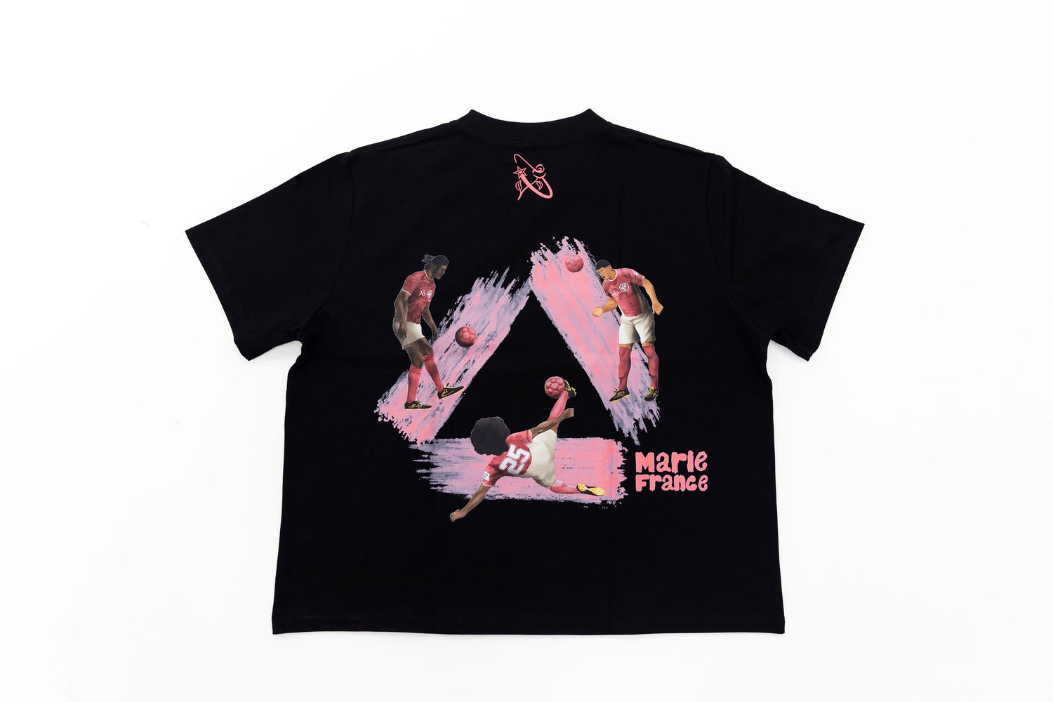 T-shirt icône de sport rose