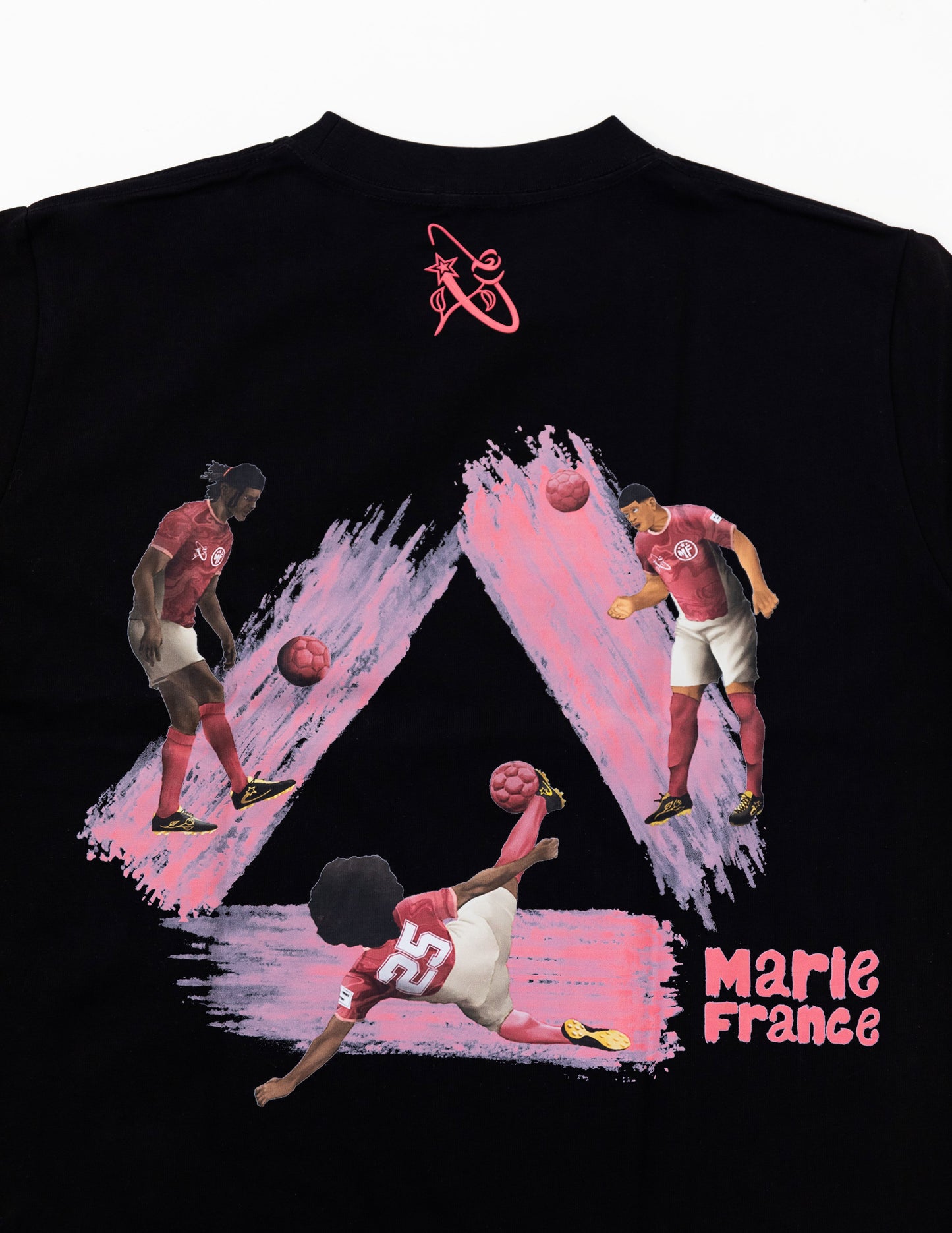 T-shirt icône de sport rose