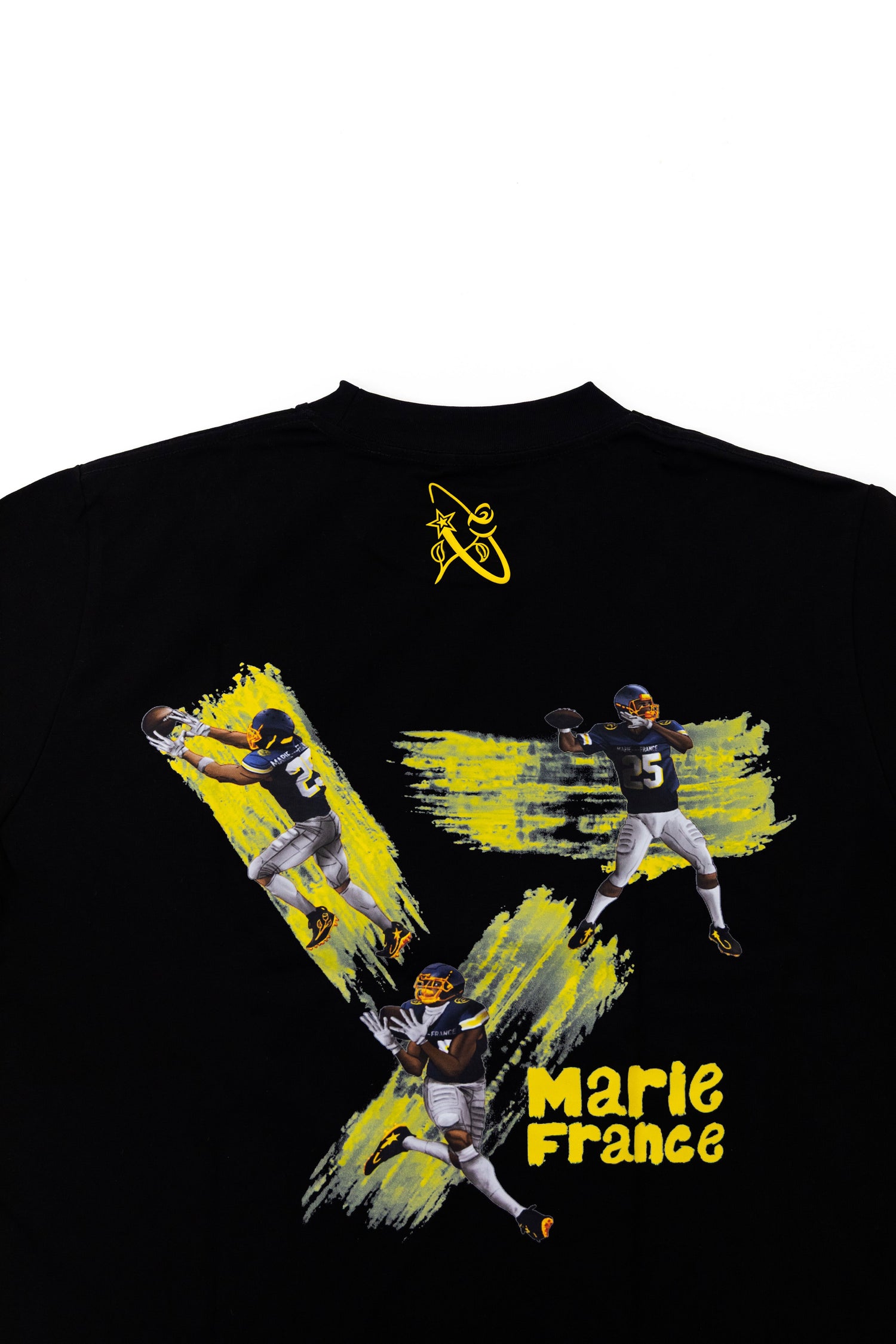 T-shirt icône de sport jaune